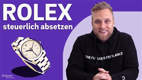 rolex als betriebsausgabe|Rolex von der Steuer absetzen: So clev.